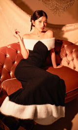 モデル：160cm（着用サイズ：FREE　着用カラー：BLK）