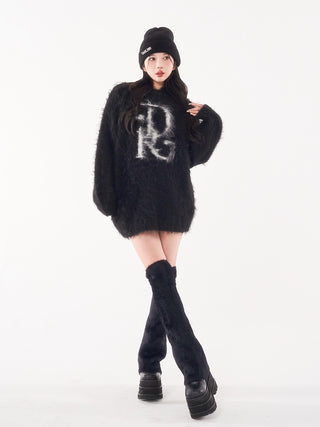 モデル：160cm（着用サイズ：FREE　福袋カラー：BLK）