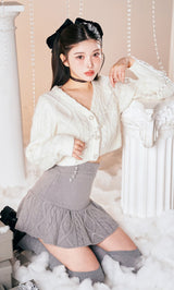 モデル：160cm（着用サイズ：FREE　着用カラー：WHT）