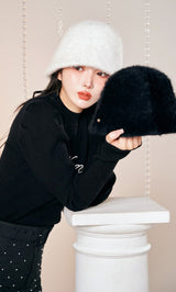 サイズ：FREE　カラー：WHT/BLK