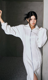 モデル：160cm（着用サイズ：FREE　着用カラー：WHT）