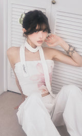 モデル：160cm（着用サイズ：FREE　着用カラー：WHT）