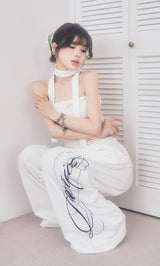 モデル：160cm（着用サイズ：FREE　着用カラー：WHT）