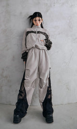 モデル：160cm（着用サイズ：FREE　着用カラー：GRY）