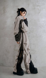 モデル：160cm（着用サイズ：FREE　着用カラー：GRY）