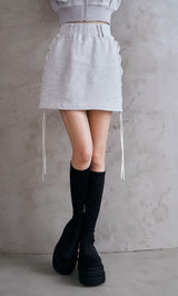 モデル：160cm（着用サイズ：FREE　着用カラー：L-GRY）