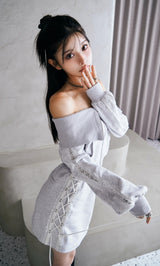 モデル：160cm（着用サイズ：FREE　着用カラー：L-GRY）