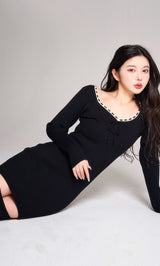 モデル：160cm（着用サイズ：FREE　着用カラー：BLK）