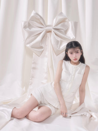 モデル：160cm（着用サイズ：FREE　着用カラー：WHT）