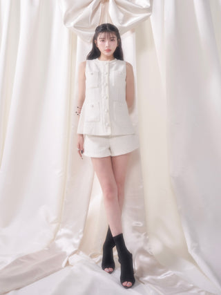 モデル：160cm（着用サイズ：S　着用カラー：WHT）