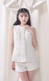 モデル：160cm（着用サイズ：FREE　着用カラー：WHT）