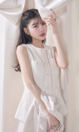 モデル：160cm（着用サイズ：FREE　着用カラー：WHT）