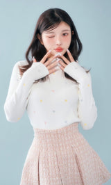 モデル：160cm（着用サイズ：FREE　着用カラー：WHT）