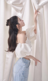 モデル：160cm（着用サイズ：FREE　着用カラー：WHT）