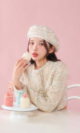 モデル：160cm（着用サイズ：FREE　着用カラー：IVO）