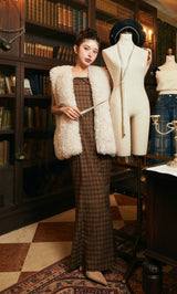 モデル：160cm（着用サイズ：FREE　着用カラー：BRN）