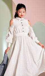 モデル：160cm（着用サイズ：FREE　着用カラー：WHT）