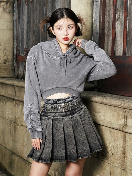 Sweatshirt Cropped Top