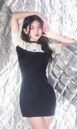 モデル：160cm（着用サイズ：FREE　着用カラー：BLK）