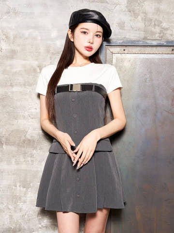 モデル：160cm（着用サイズ：FREE　着用カラー：GRY）