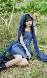 モデル：160cm（着用サイズ：FREE　着用カラー：BLU）