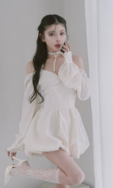 モデル：160cm（着用サイズ：FREE　着用カラー：IVO）