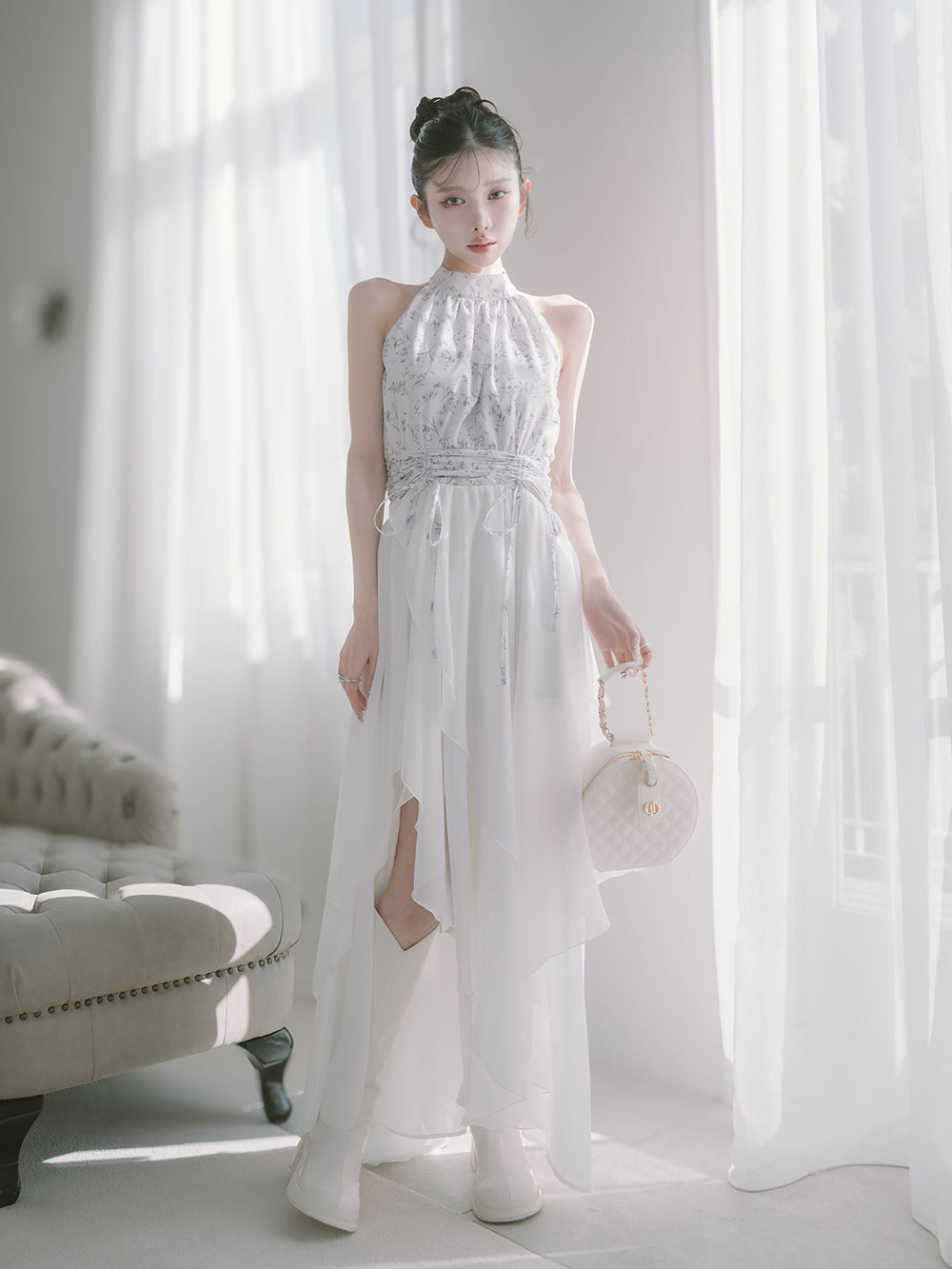 モデル：160cm（着用サイズ：FREE　着用カラー：GRY）