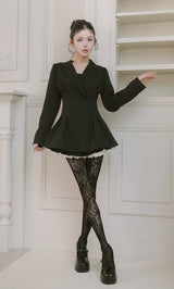 モデル：160cm（着用サイズ：FREE　着用カラー：BLK）