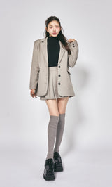 モデル：160cm（着用サイズ：FREE　着用カラー：GRY）
