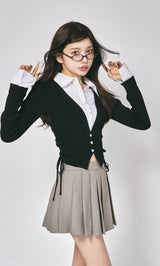 モデル：160cm（着用サイズ：FREE　着用カラー：BLK）