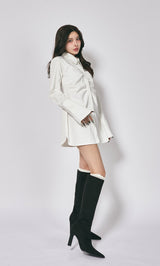 モデル：160cm（着用サイズ：FREE　着用カラー：WHT）