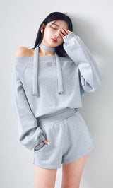 モデル：160cm（着用サイズ：FREE　着用カラー：GRY）