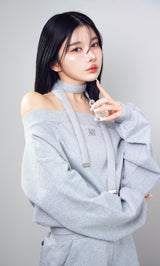 モデル：160cm（着用サイズ：FREE　着用カラー：GRY）