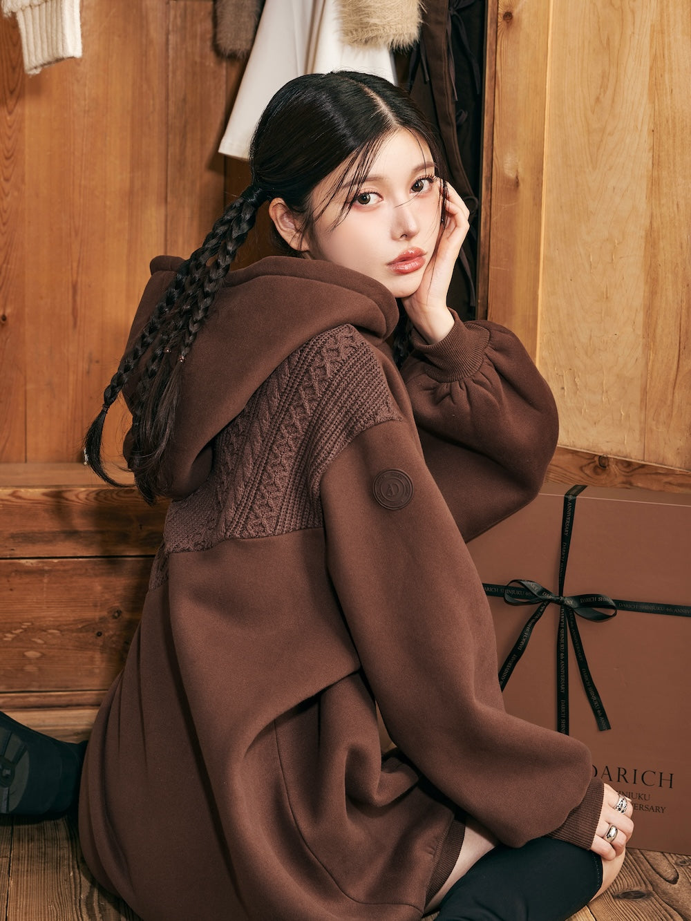 バックデザインスウェットビッグフーディー – Darich (ダーリッチ)