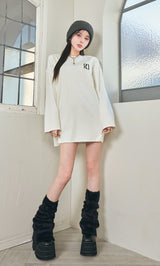 モデル：160cm（着用サイズ：FREE　着用カラー：WHT）