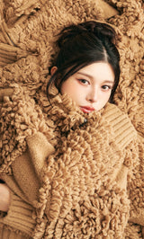 モデル：160cm（着用サイズ：FREE　着用カラー：BRN）