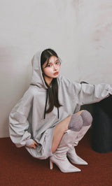 モデル：160cm（着用サイズ：FREE　着用カラー：GRY）