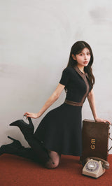 モデル：160cm（着用サイズ：FREE　着用カラー：BLK）