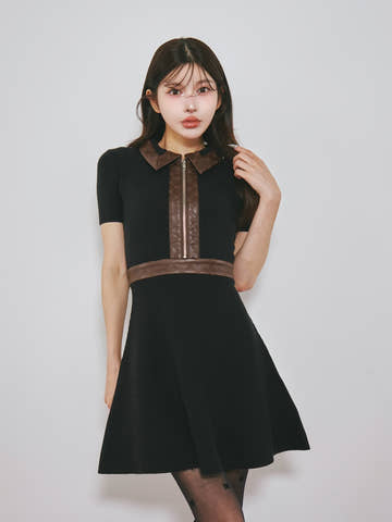 モデル：160cm（着用サイズ：FREE　着用カラー：BLK）
