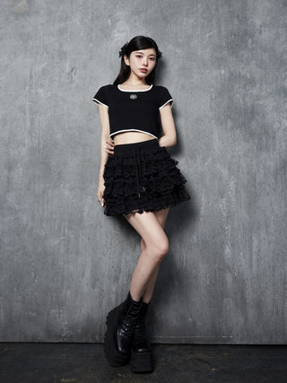 モデル：160cm（着用サイズ：FREE　着用カラー：BLK）