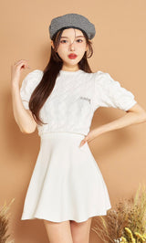 モデル：160cm（着用サイズ：FREE　着用カラー：WHT）