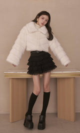 モデル：160cm（着用サイズ：S　着用カラー：BLK）