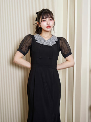 モデル：160cm（着用サイズ：FREE　着用カラー：BLK）