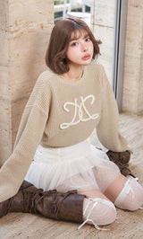 モデル：160cm（着用サイズ：S　着用カラー：WHT）