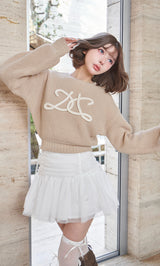 モデル：160cm（着用サイズ：S　着用カラー：WHT）