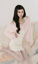 モデル：160cm（着用サイズ：FREE　着用カラー：IVO）