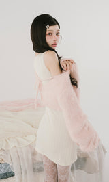 モデル：160cm（着用サイズ：FREE　着用カラー：IVO）