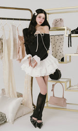 モデル：160cm（着用サイズ：FREE　着用カラー：BLK）