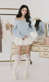 モデル：160cm（着用サイズ：FREE　着用カラー：SAX）