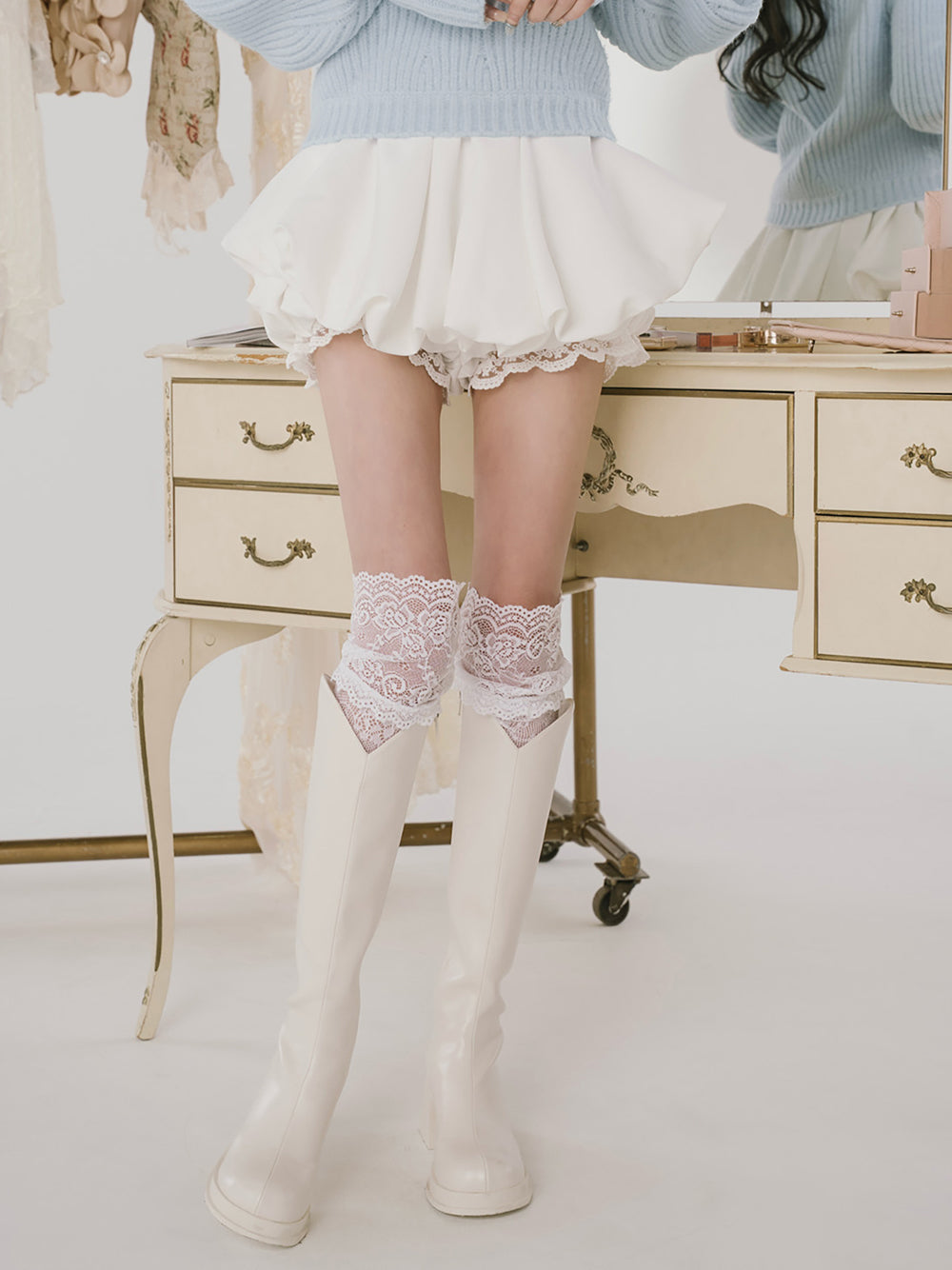 ボリュームバルーンミニスカート